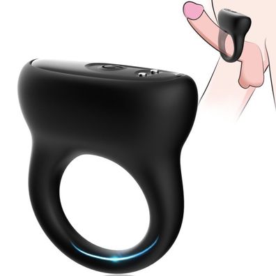 Armony FOR HIM Ringvibrator Schwarz mit 9 Modi