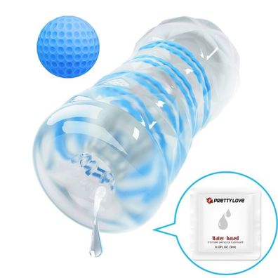 Bodies & Masturbators Pretty Love Kleiner Masturbator mit blauen Spiralen