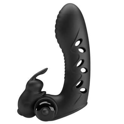 FUN Toys Pretty Love Vance Black Rabbit Vibrator Fingerhülle Schwarz