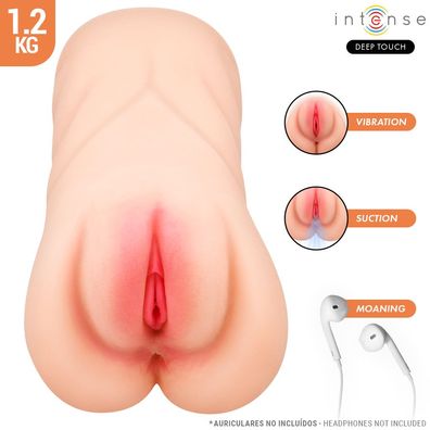 Intense Bodies Deep Touch Vaginalmasturbator mit Vibration und Saugfunktion