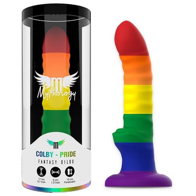 Mythology Fantasy Dildo Colby Pride M flexibler Silikon-Dildo