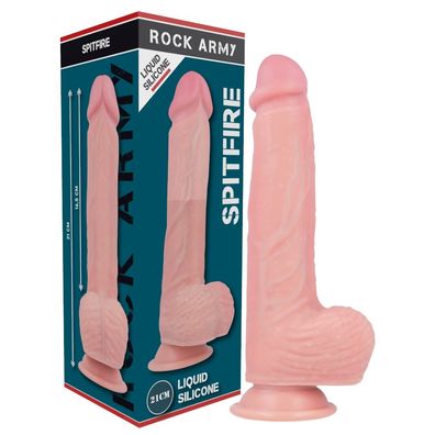 Rock Army Silikon-Dildo Spitfire 21 cm mit Saugnapf
