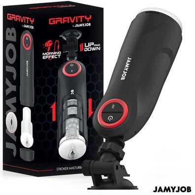 Jamyjob Gravity Automatischer Masturbator mit Stoß- und Saugfunktion Schwarz