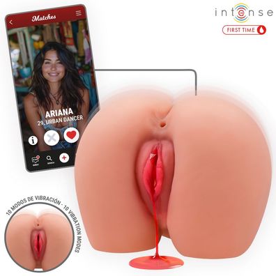 Intense Bodies Ariana Realistic Vibrating Masturbator mit Blutung