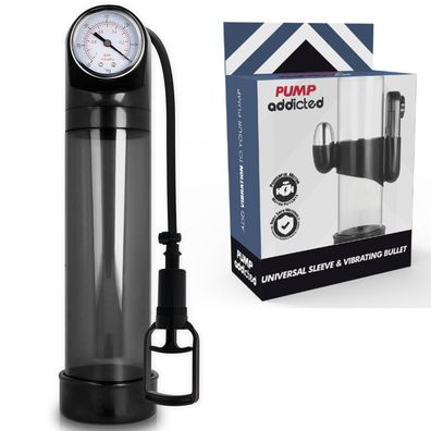 Pump Addicted RX9 Penispumpe mit Kalibrator schwarz