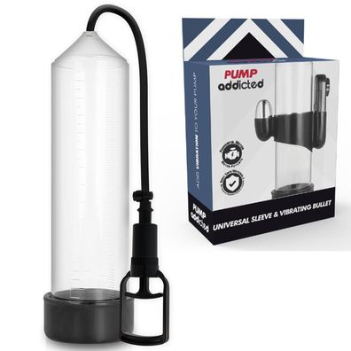 Pump Addicted Transparenter Vibrator RX7 Penispumpe