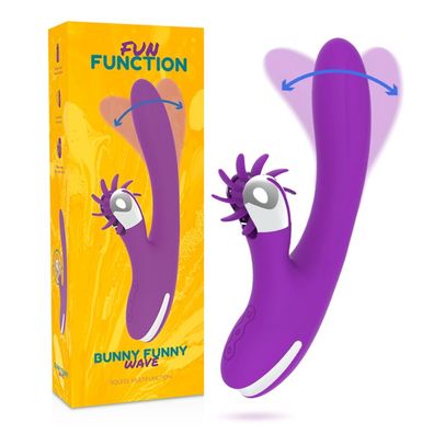 FUN Function Bunny Funny Wave 2.0 Perlenvibrator 24 cm
