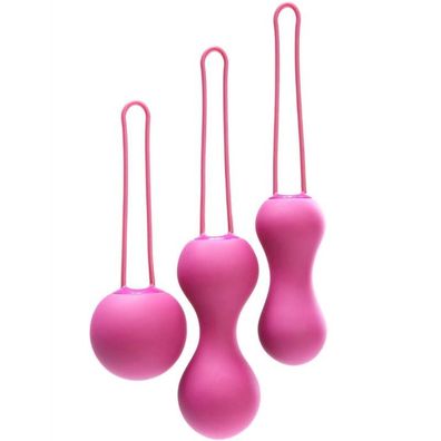 JE Joue Ami Kegelbälle Set mit 3 Gewichten Fuchsia