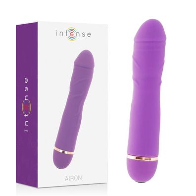 Intense High Tech Airon Vibrator mit 20 Geschwindigkeiten, Silikon lila