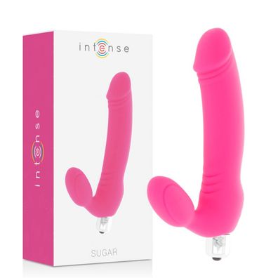 Intense High Tech Zucker Dildo mit 7 Vibrationsmodi, Silikon Fuchsia