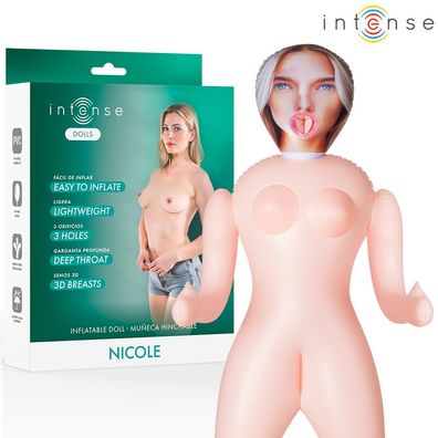 Intense Bodies &amp; Masturbators aufblasbare Puppe Nicole mit drei Öffnungen