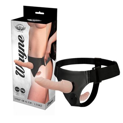 Harness Attraction Wayne Double Penetraci N Strap-On mit zwei Dildos
