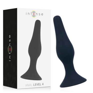 Intense Anal Toys Analplug Anal Stufe 4 15,5 cm schwarz