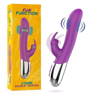 FUN Function Kombi-Doppeltaste Klitoris-Stimulator mit zwei Motoren