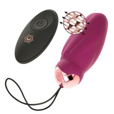 Rithual Sita Eier mit Fernbedienung, rotierende Perlen und Vibration