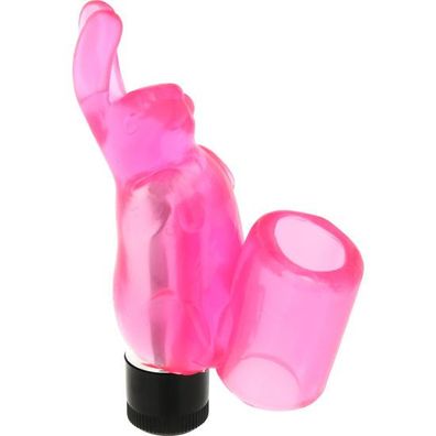 Seven Creations Silikon-Fingervibrator mit Klitoris-Stimulator