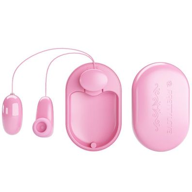 Remote Control Pretty Love Magic BOX Vibrationskugel &amp; Rosa Stimulator