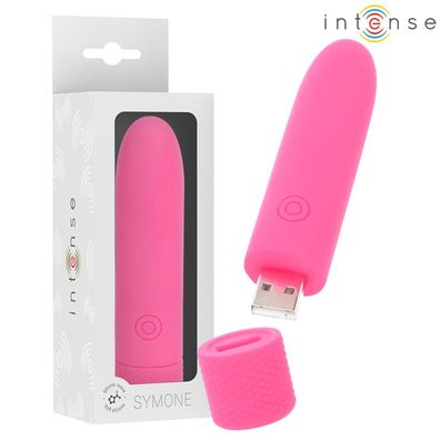 Intense FUN Toys Symone USB-Vibrator Bullet mit 8 Modi, rosa