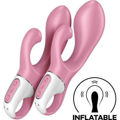 Satisfyer Vibrator Air Pump Bunny 2 aufblasbarer Rabbit-Vibrator Rosa