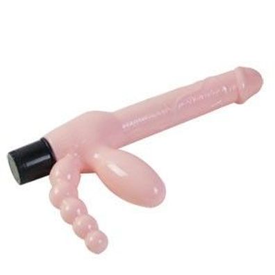 Baile Seilloser Strap-On mit Vibrator und Analstimulator