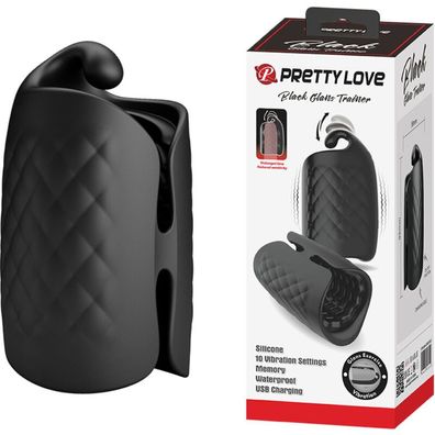 Bodies &amp; Masturbators Pretty Love Masturbator mit Vibrator in Schwarz