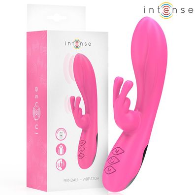 Intense High Tech Randall Rabbit Vibrator mit Klitorisreizer, Rosa