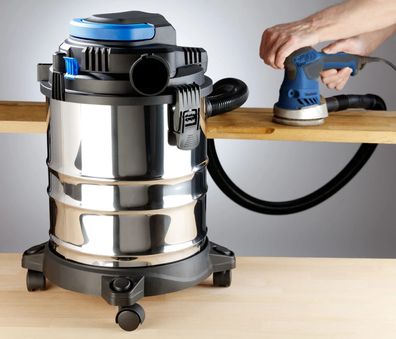 3in1 Nass Trockensauger Bläser Edelstahl 1200W 25L