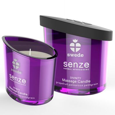 Swede Senze Divinity Massagekerze Grapefruit, Palmarosa, Petitgrain 50 ml