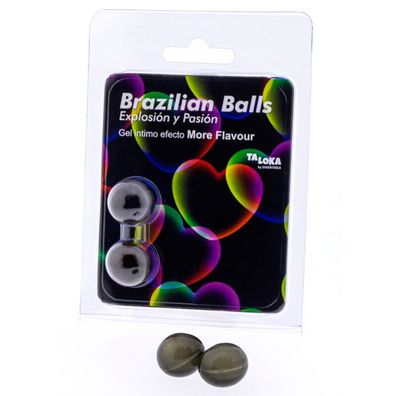 Taloka 2 Brasilianische Kugeln mit aufregendem Gel und Geschmackseffekt