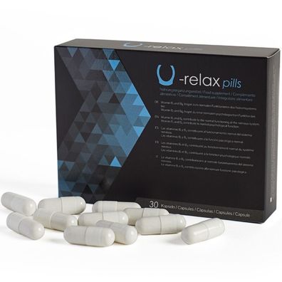 500cosmetics U-Relax-Kapseln zur Entspannung und Angstreduzierung, 30 Stück