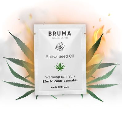 Bruma Gleitgel mit Cannabisgeschmack und Wärmeeffekt 6 ml