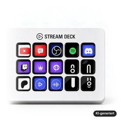 Elgato Stream Deck MK.2 – Studio-Controller mit 15 anpassbaren LCD-Tasten und au