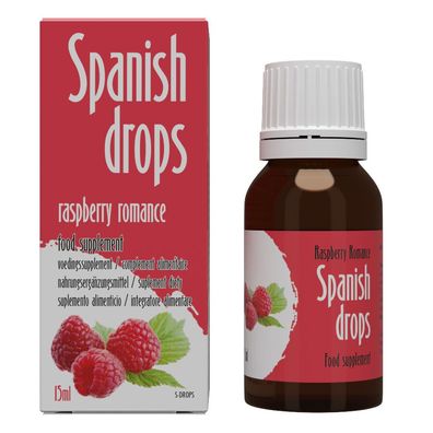 Cobeco Pharma Spanish Drops Nahrungsergänzungsmittel Himbeer-romantik 15 ml