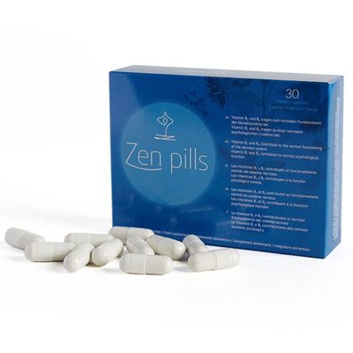 500cosmetics Zen Pills Kapseln zur Angstverringerung, 30 Tabletten
