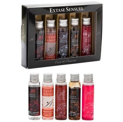Extase Sensual Trick or Treat Brust-Massage-Set mit Ölen und Gleitmittel