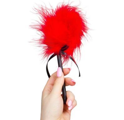 Secretplay 100% Fetish Marabou-Feder-Tickler rot