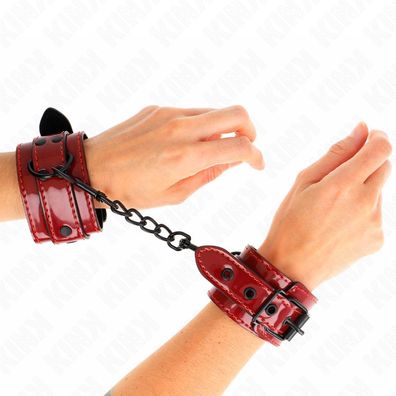 Kink Wrist Restraint Handgelenkmanschetten dunkelrot