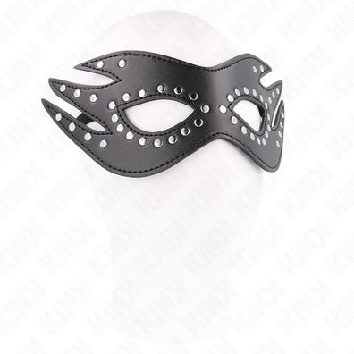 Kink Masked Allure Kunstledermaske mit Nieten Modell 3