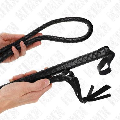 Kink Impact &amp; Touch Lange Schwarze Schlangenpeitsche