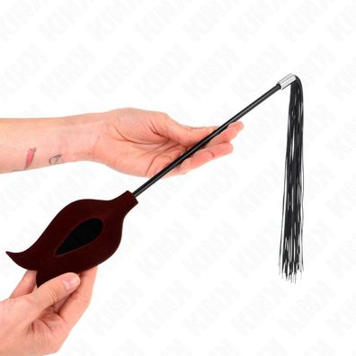 Kink Impact &amp; Touch Rosenform Quastenpeitsche aus Silikon