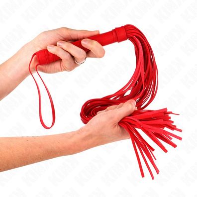Kink Impact &amp; Touch Weich-PVC-Peitsche rot
