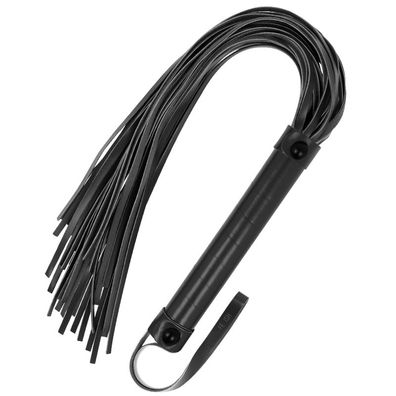 Fetish Submissive Bondage Reitgerte aus veganem Leder, 28 cm
