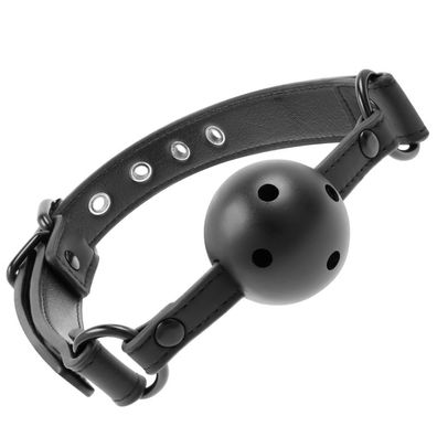 Fetish Submissive Bondage veganer Knebel mit Atemlöchern 61,5 cm