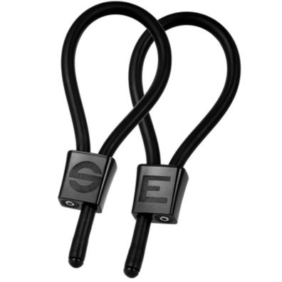 Electrastim Prestige Electra Loops verstellbare Elektro-Cockringe Schwarz