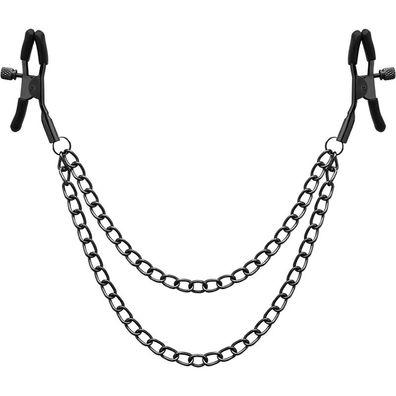 Begme RED Edition Nippelclips mit Kette, nickelfrei