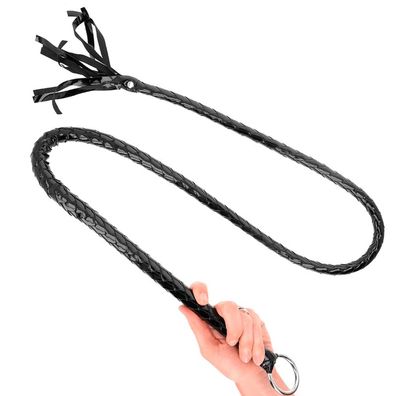 Kink Impact &amp; Touch Lange glänzende PVC-Peitsche