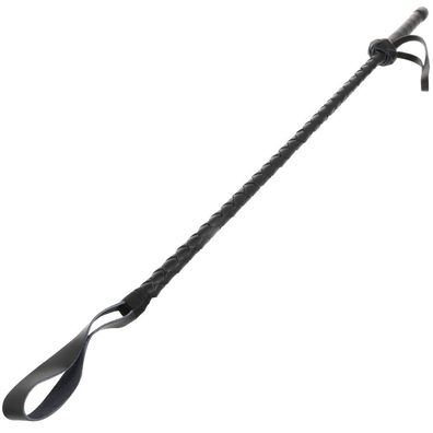 Darkness Sensations Leder-Reitpeitsche 60 cm für BDSM-Spiele