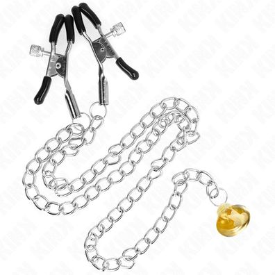 Kink Nipple Grip Nippelklemmen-Kette mit Hornanhänger