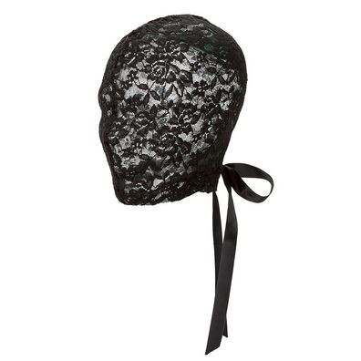 Calexotics Scandal Spitzen-Balaclava mit Schleife, schwarz