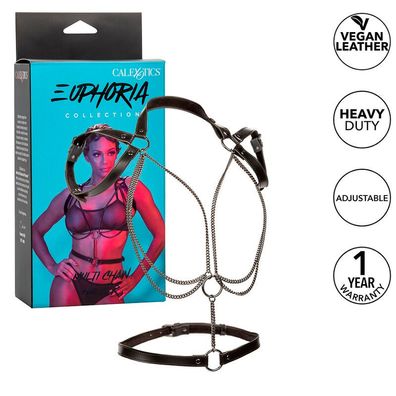 Calexotics Euphoria Multichain Halter Harness Bondage-Geschirr